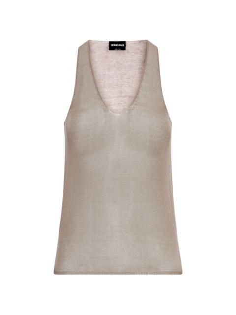 GIORGIO ARMANI sleeveless top
