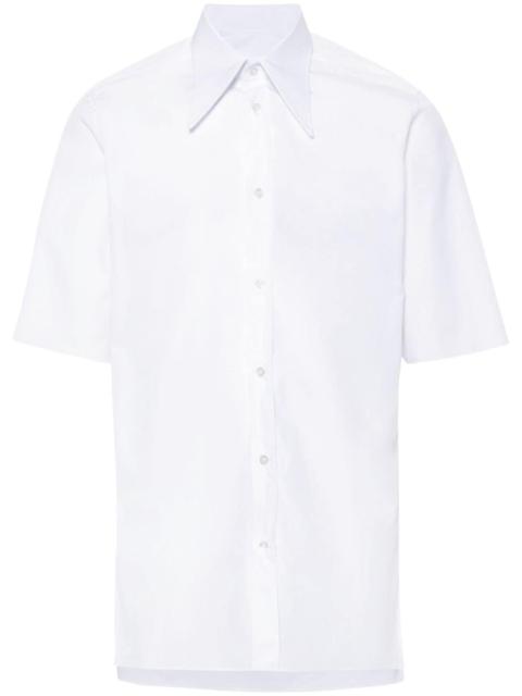 Maison Margiela poplin short-sleeved shirt