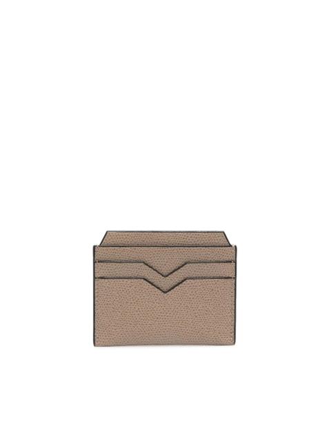 Valextra four-slot lather cardhodler