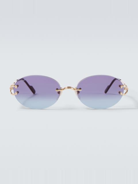 Cartier Signature C oval sunglasses