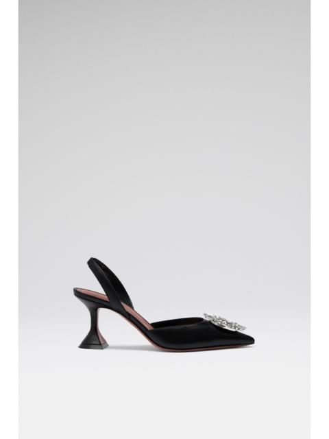 Amina Muaddi BEGUM SLING 70 BLACK NAPPA