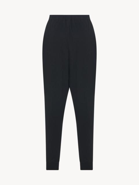 The Row Woolworth Stretch-ponte Leggings - Black - ShopStyle