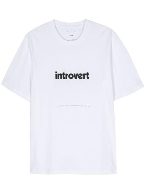 OAMC Introvert-print cotton T-shirt