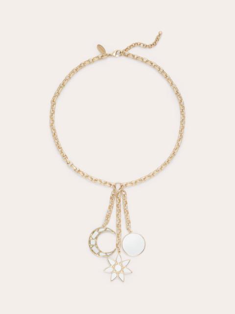 RAMY BROOK Aurelius Mirrored Charm Necklace