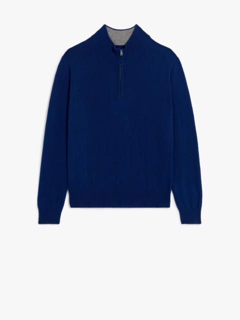 Mackintosh IN AND OUT NAVY WOOL SWEATER | GKM-203