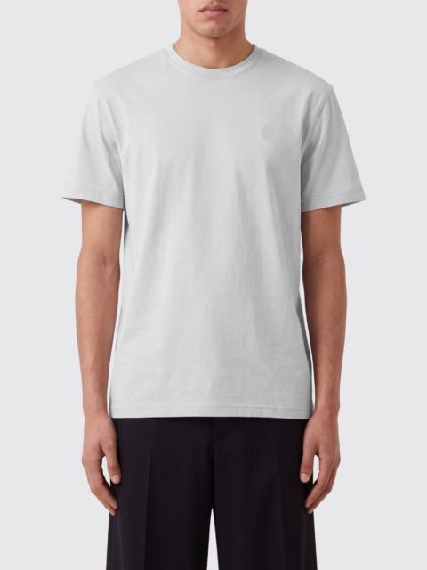 Alexander McQueen McQueen Crewneck Cotton T-shirt with a Tone-on-Tone Logo