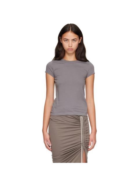 Rick Owens Gray Tower Cropped Level T-shirt