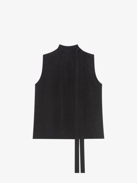 Givenchy TOP IN 4G JACQUARD WITH LAVALLIERE
