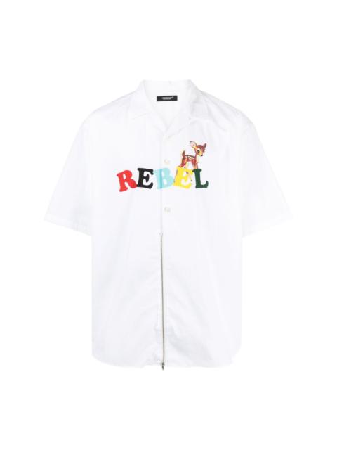 UNDERCOVER Rebel short-sleeve cotton shirt