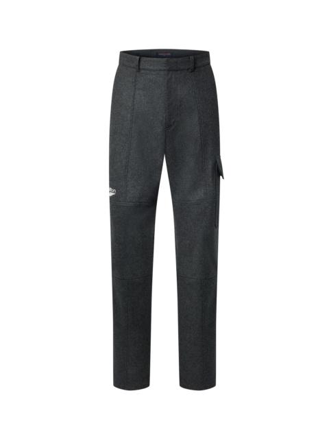 Louis Vuitton Silk, Cashmere And Wool Blend Double-Face Cargo Pants