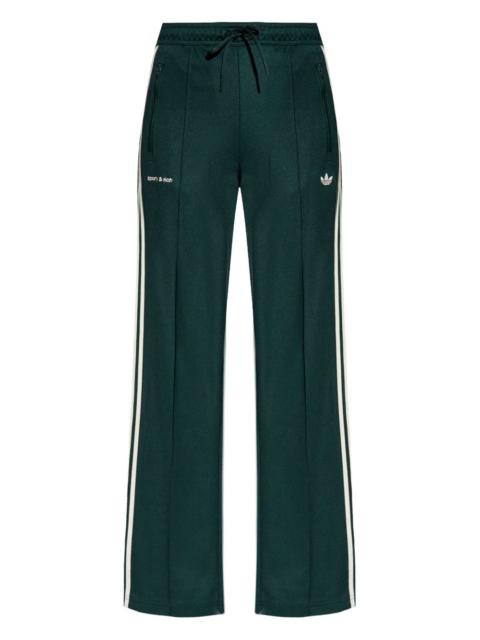 adidas logo-embroidered track pants