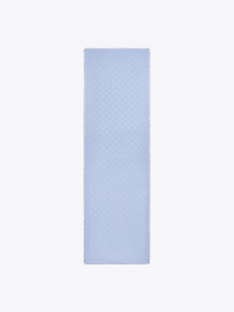 TORY BURCH T Monogram Jacquard Oblong Scarf