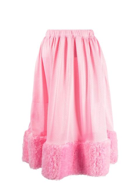 Organdy Frill Embroidery Skirt