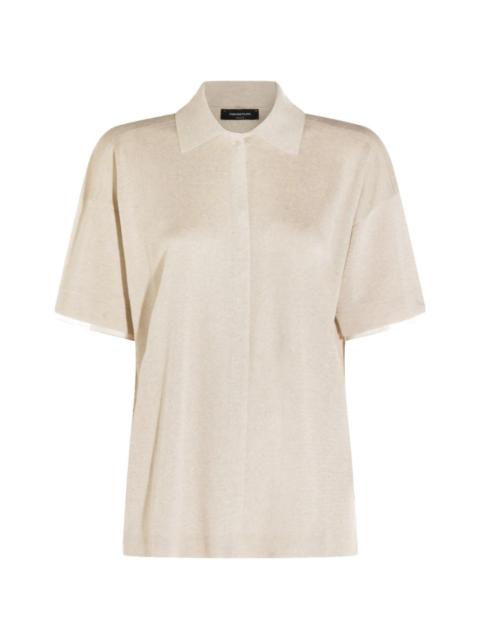 FABIANA FILIPPI collared short-sleeves shirt