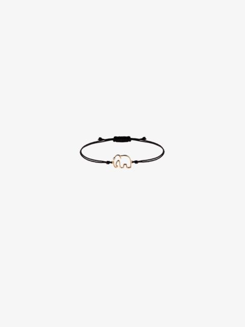 Yvonne Léon 9K yellow Gold and black Elephant Bracelet