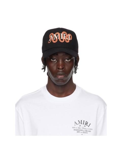 AMIRI Black Snake Cap