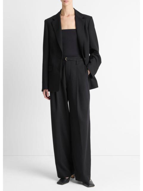 Vince High-Waist Pleated Trouser