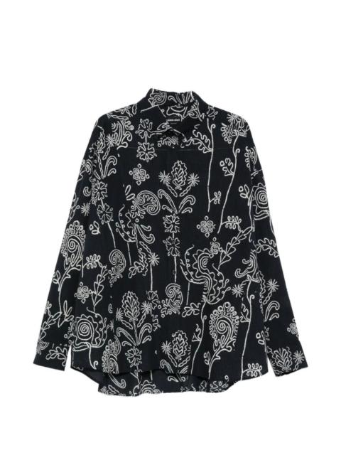 GIORGIO ARMANI Fancy Printed Shirt Jacket