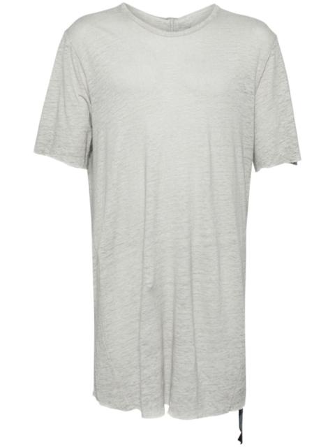 Isaac Sellam leather-strap linen T-shirt