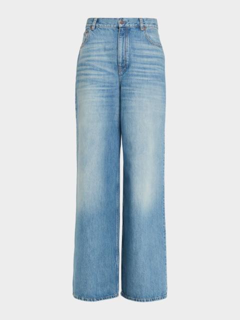 Chloé Wide-Leg High-Rise Jeans