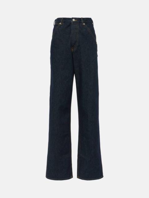 Pippa high-rise straight jeans