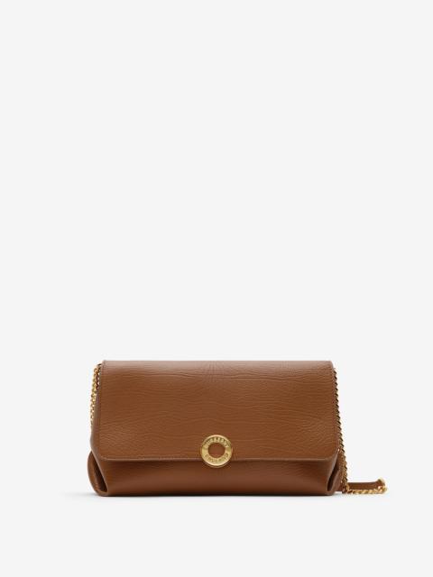 Burberry Leather Chain Strap Clutch
