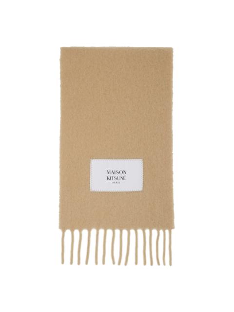 Maison Kitsuné 로고 잡아당기기 scarf