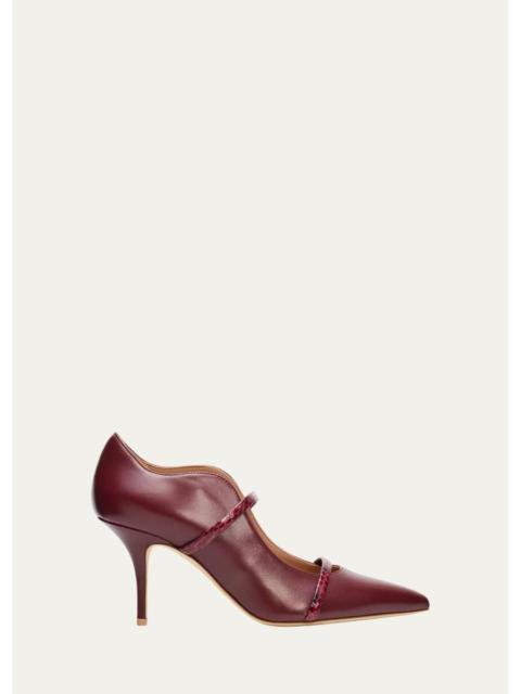 MALONE SOULIERS 70mm Maureen Leather Pumps
