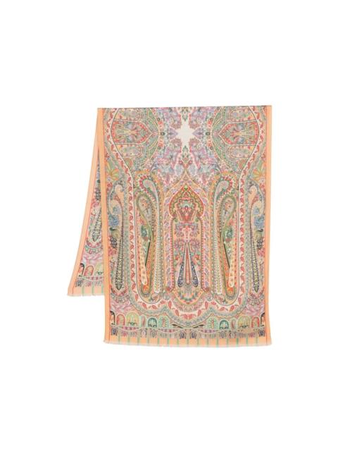 Etro Delhi cashmere-silk blend scarf