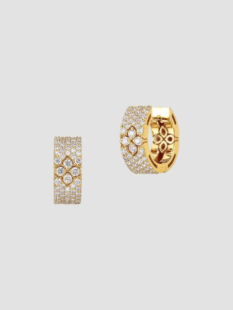ROBERTO COIN Women's Love In Verona 18K Yellow Gold & Diamond Huggie Hoops