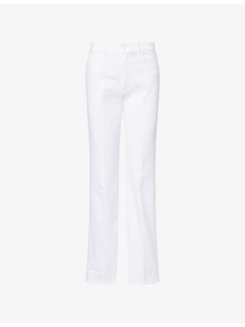 MOTHER The Kick It Straight-Leg Denim Jeans