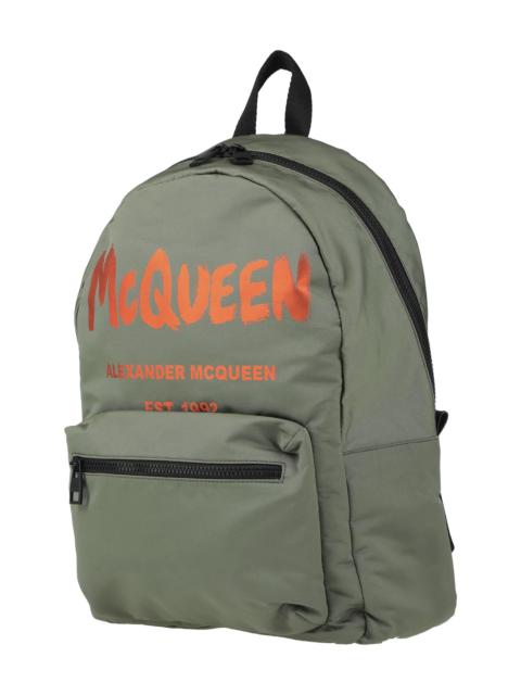 Alexander McQueen Military green Men's Backpacks