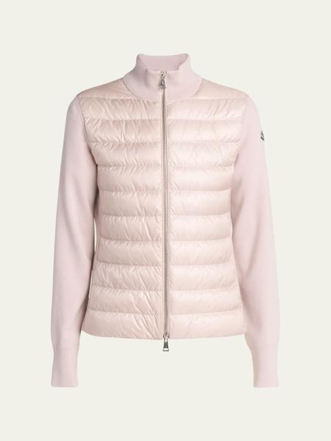 Moncler Padded Wool Cardigan