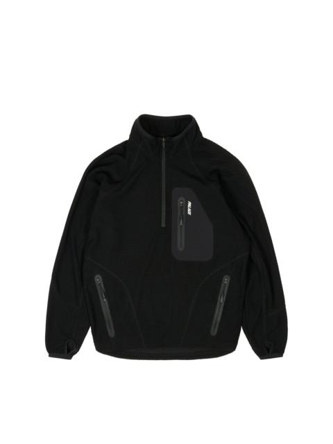 PALACE RUN IT 1/2 ZIP THERMAL TRACK JACKET BLACK