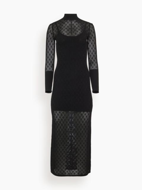 MARIA McMANUS Lace Mock Dress in Black