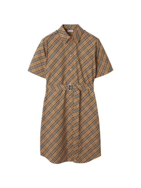 Burberry checked cotton dress