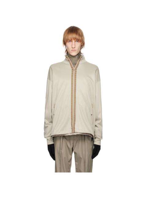 Taupe Ice Touch Overwrap Jacket