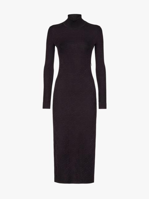 FENDI Black viscose dress