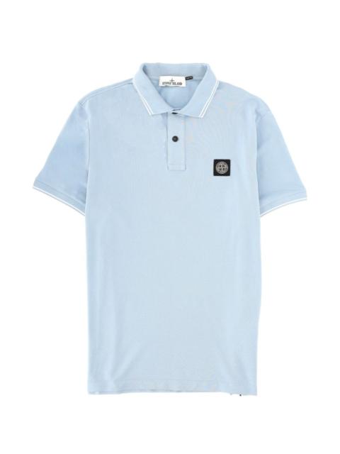 Stone Island patch short-sleeve polo shirt
