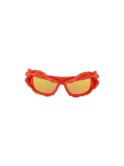 OTTOLINGER SSENSE Exclusive Red Twisted Sunglasses
