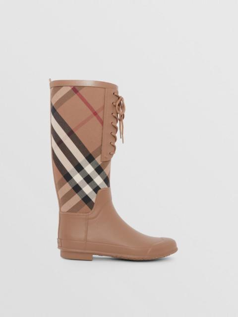 Burberry Vintage Check and Rubber Rain Boots