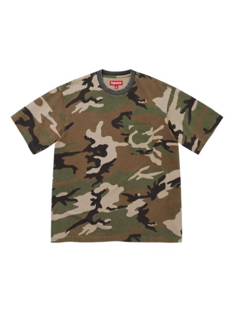 Supreme Supreme FW26 Cracked Pocket S/S T-Shirt 'Woodland Camo' SUP-FW26-047-WMO