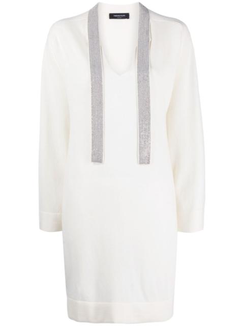 FABIANA FILIPPI ball-chain embellished minidress