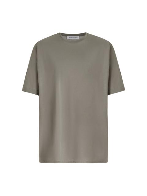 The Frankie Shop Harper Soft Organic Cotton T-Shirt grey