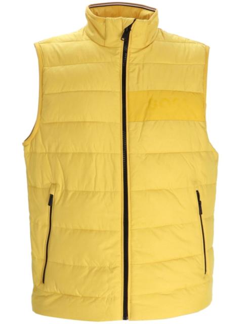 BOSS quilted zip-fastened vest