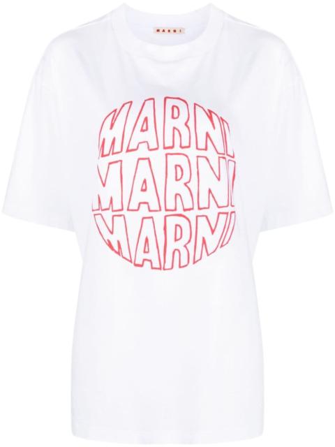 Marni logo-print cotton T-shirt