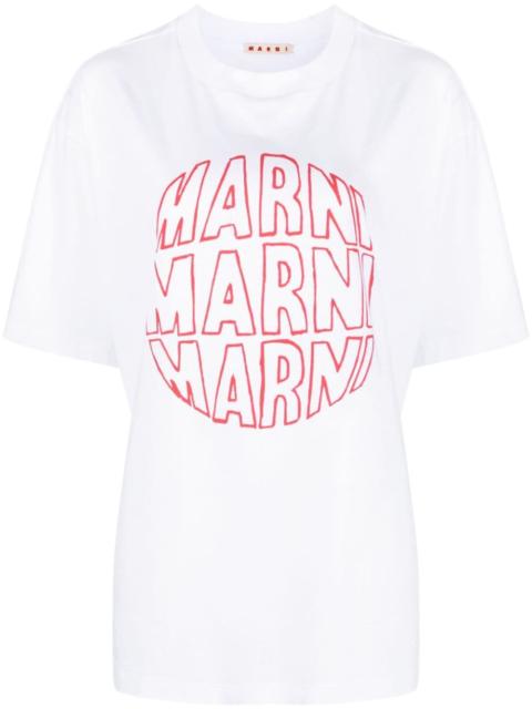 Marni logo-print cotton T-shirt