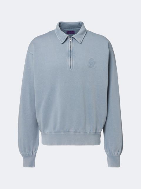 Ralph Lauren Cotton and cashmere fleece polo sweatshirt