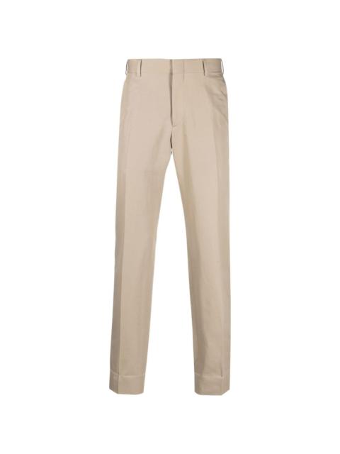 Brioni slim-cut cotton chinos