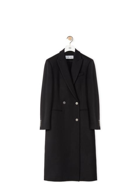 Loewe Double breasted coat in wool